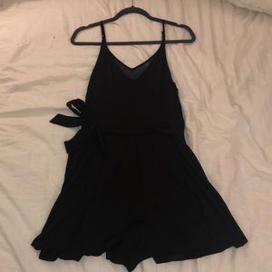 Black Mini Dress/Romper